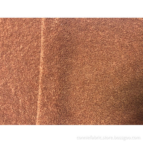 Tissu en polaire en polyester 100% polyester avec teint